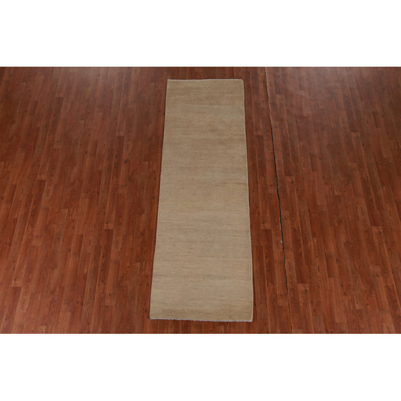 Vegetable Dye Gabbeh Persian Runner Rug 3x8