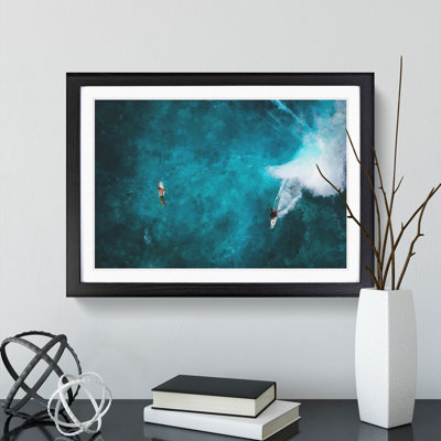 Surfers in Hawaii - Picture Frame Painting