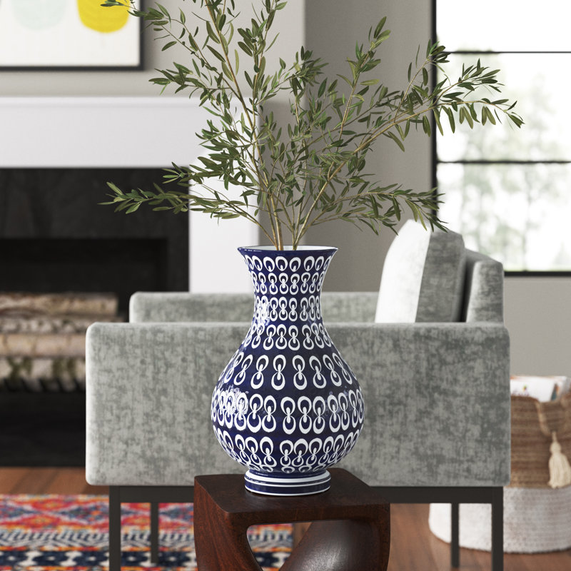 Vase Luxe Cobalt Infinity