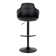 Boyne Swivel Upholstered Adjustable Height Counter Stool with Metal Frame
