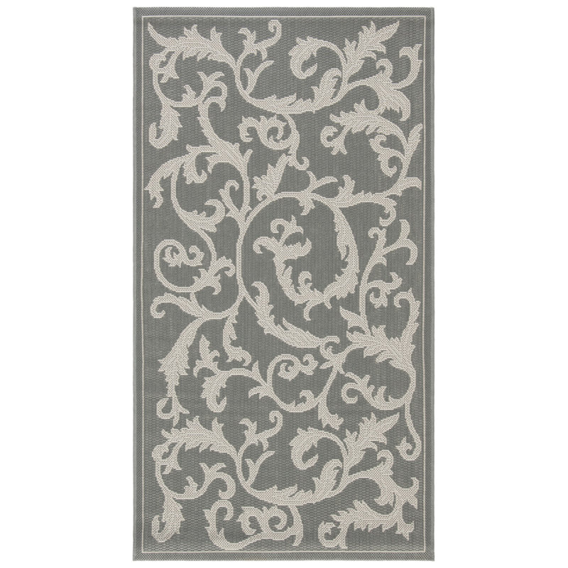 Tapis d'intérieur / extérieur floral Tillamook Performance, Rectangle 2 pi x 3 pi 7 po