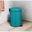 Steel Step On and Odour Seal Kitchen Rubbish Bin - 0.79 L-10446123
