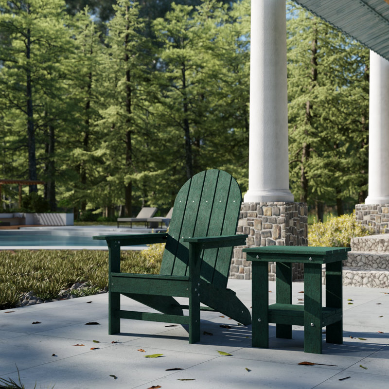 Freedom Traditional Adirondack Chair, Turf Green