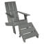 Chaise Adirondack en plastique avec repose-pieds Byrnes-1795683003