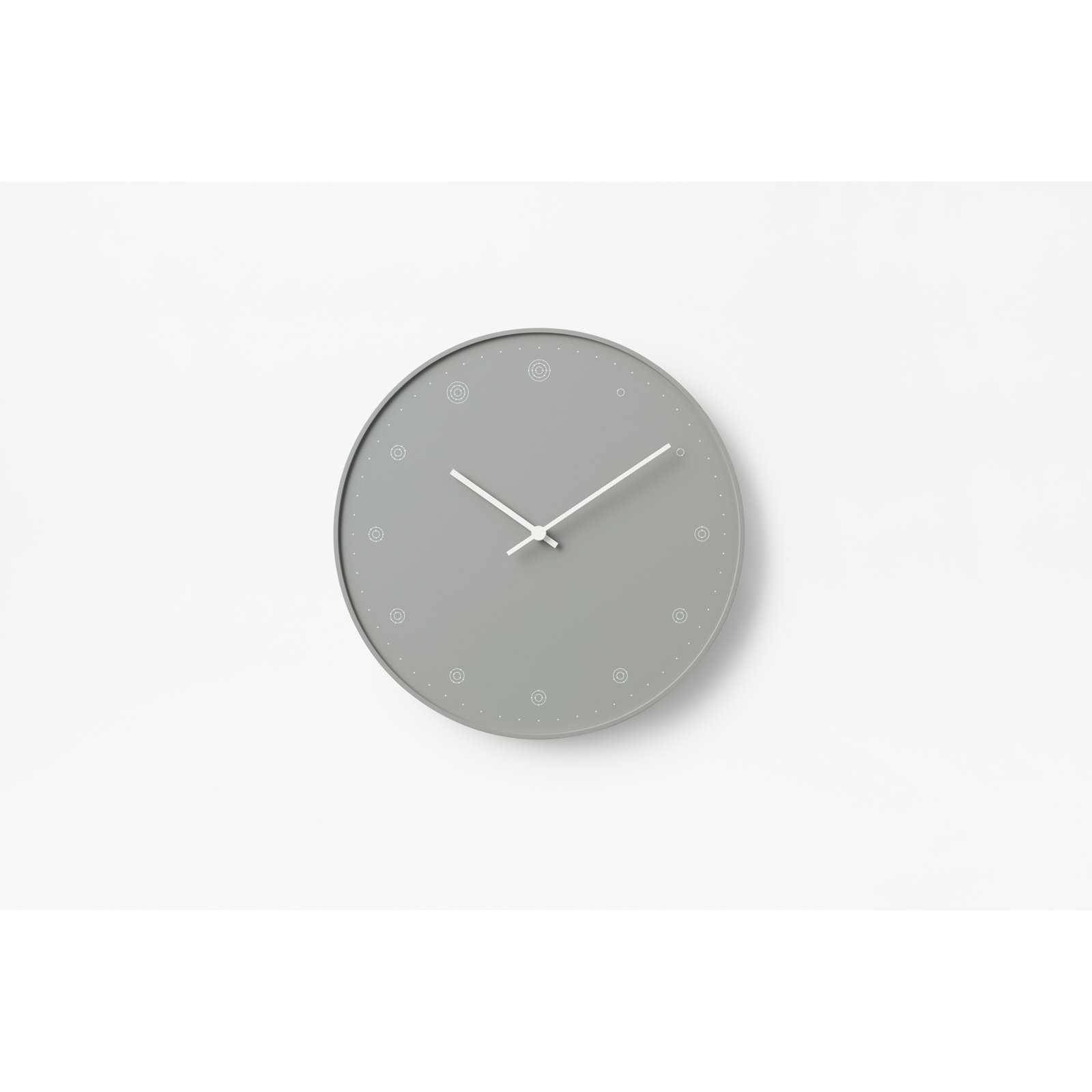 Lemnos Molecule Wall Clock, Gray