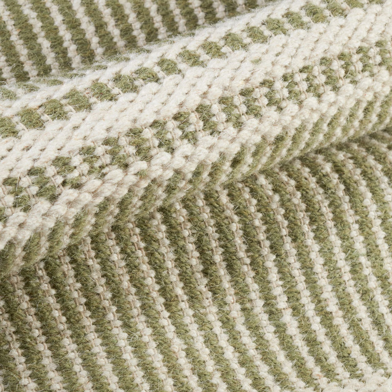 Malta Handwoven Wool Rug, Rectangle 8'6" x 11'6", Sage