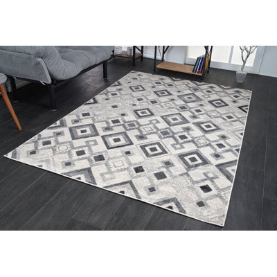 Tapis gris / noir Purcellville