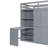Loft Bed With Wardrobe-938329139
