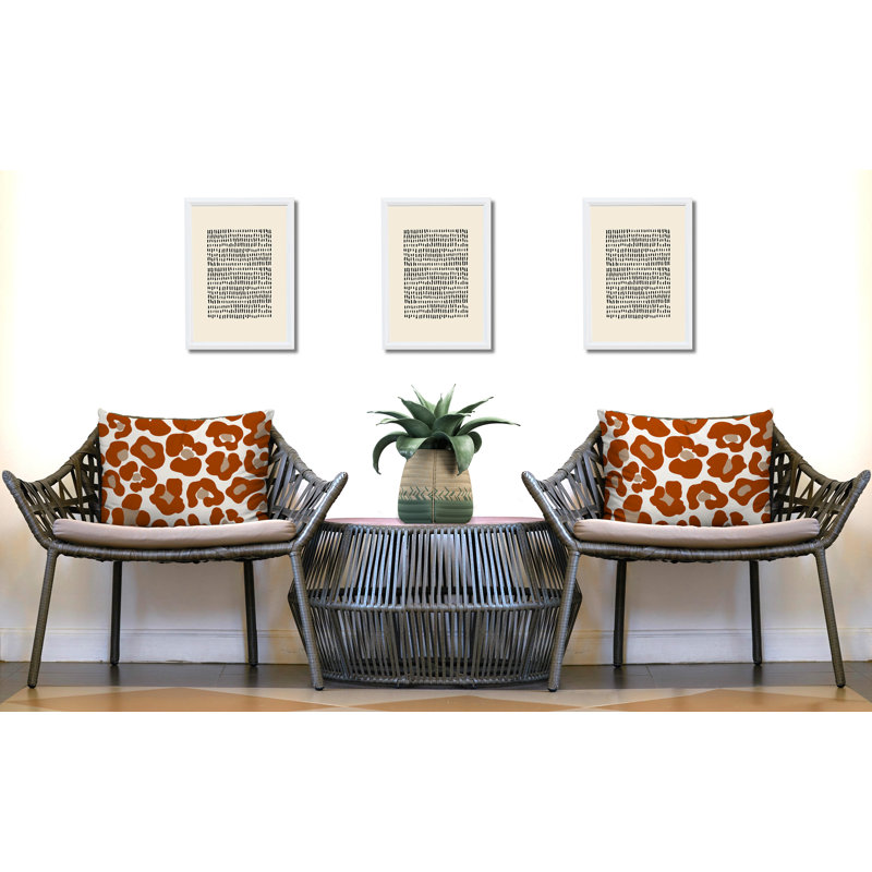 Coussin intérieur / extérieur Davi, 25x18, Burnt Orange