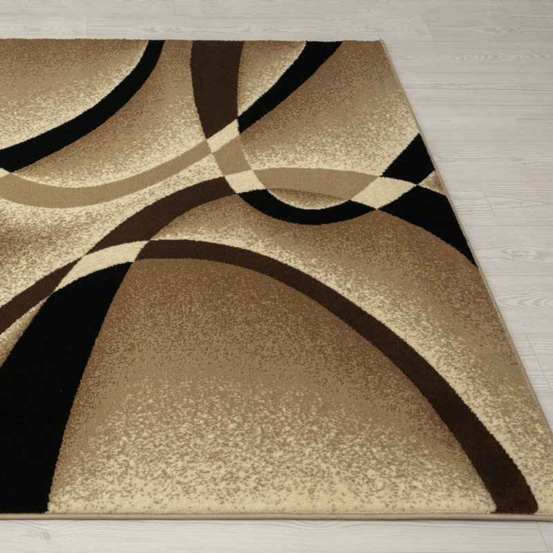 Fidel Abstract Indoor Rug, Rectangle 3' 9" x 5' 4"