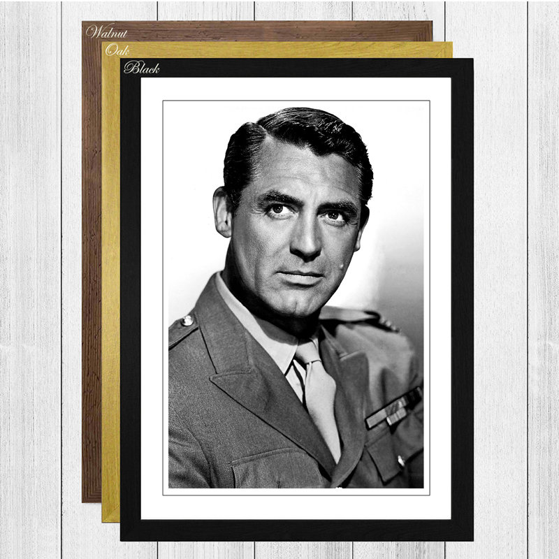 Single Picture Frame Print, Black