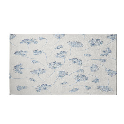 Alvordton Chenille Floral Indoor Rug