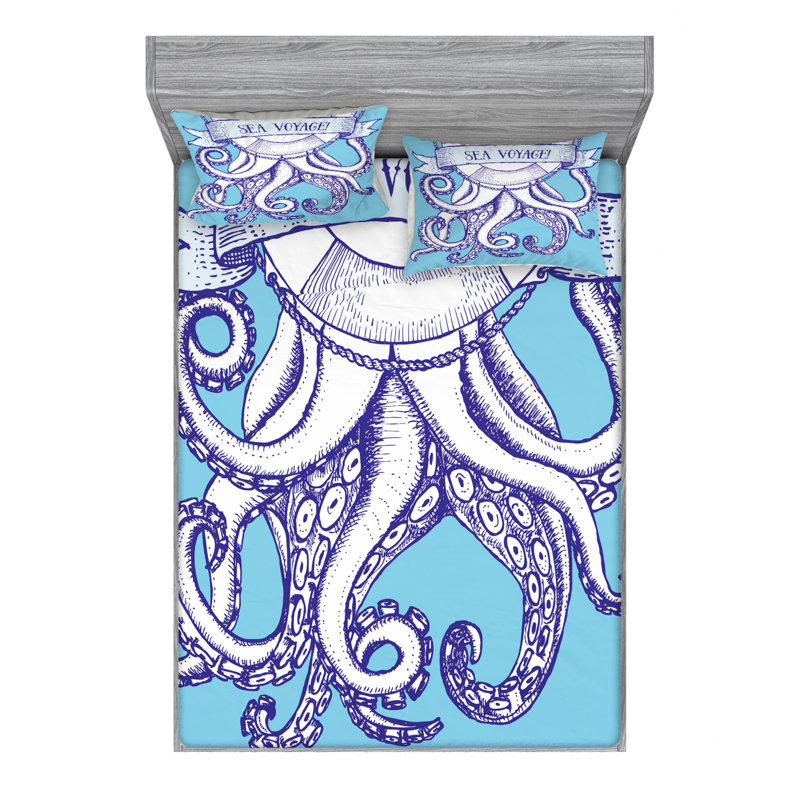 Microfiber Sheet Set, Full Sheet Set with Fitted Sheet