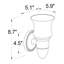 Canterbury 1 - Light Armed Sconce-20808682