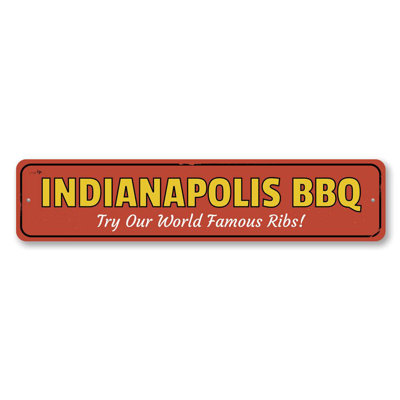 World Famous Ribs Custom Aluminum Sign