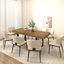 Table de salle à manger rectangulaire extensible pour 6 à 10 personnes en bois effet vieilli et 160 à 200 cm-782355182