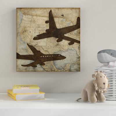 « travel silhouette ii », art sur toile