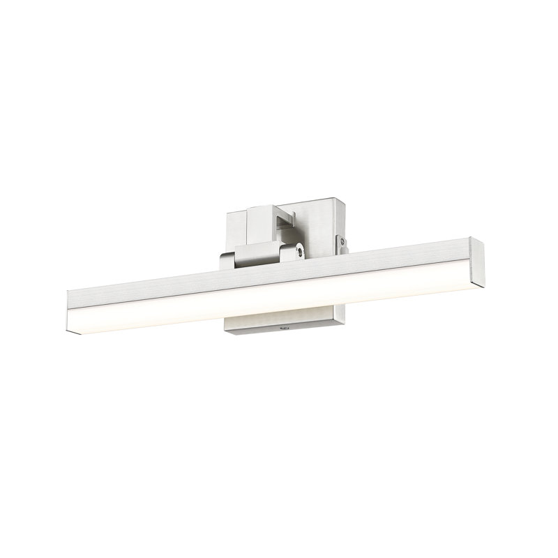 Brendyn Dimmable LED Bath Bar, 5"H x 18"W x 3"D, Brushed Nickel, 20 W