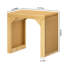 Banc en bois massif 18 po pour hall d'entrée, salon, cuisine