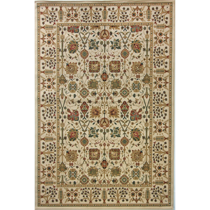 Tapis beige Eli-Joseph Elegance, Rectangle 5 pi 3 po x 7 pi 9 po