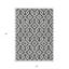 Tapis intérieur / extérieur ivoire lavable 3 pi x 5 pi