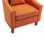 Confortable fauteuil d'appoint Mid-Century moderne avec repose-pieds pour la détente-481998258