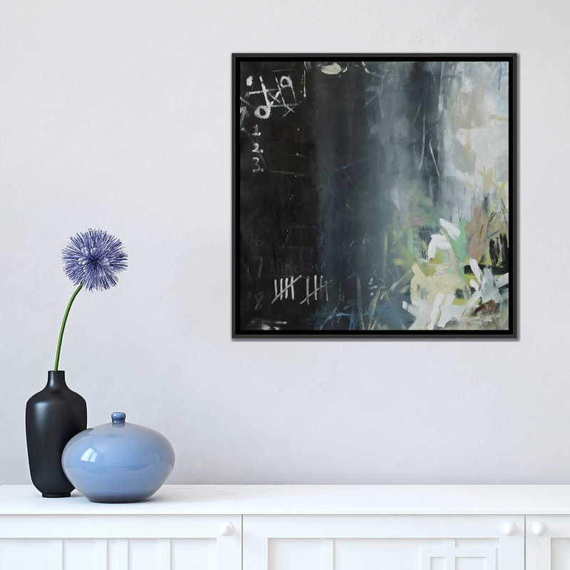 «Chalk One Up», reproduction d'art sur toile tendue, H 18 po x l 18 po x P 1,5 po, Toile encadrée noire, Pas de tapis