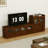 Howie 3-Piece Modern Elegant Wulnut Living Room Set With Glass Door TV Stand & Two 31.5" W Double Door Side Cabinet