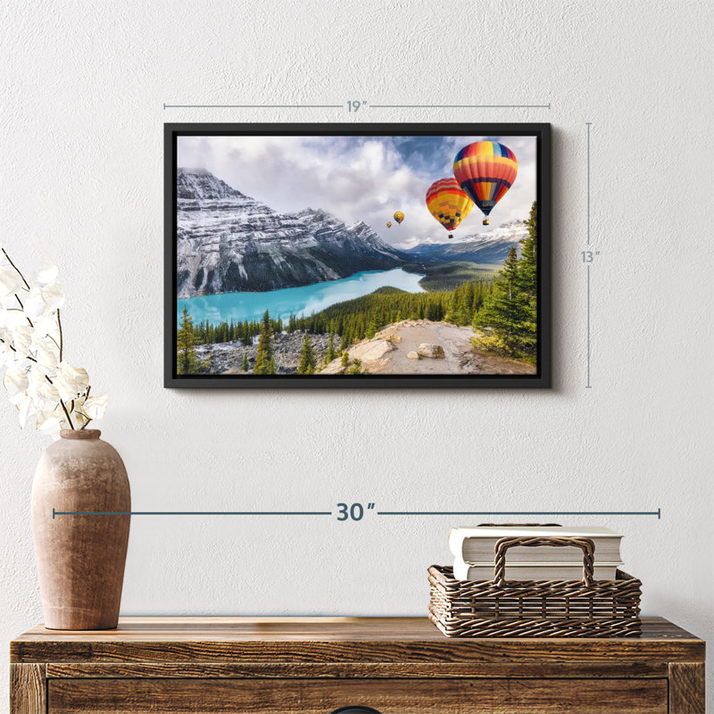 Impression sur toile Banff, H 13 po x l 19 po