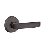 Yuma Flat Passage (Hall & Closet) Door Lever with Round Rosette