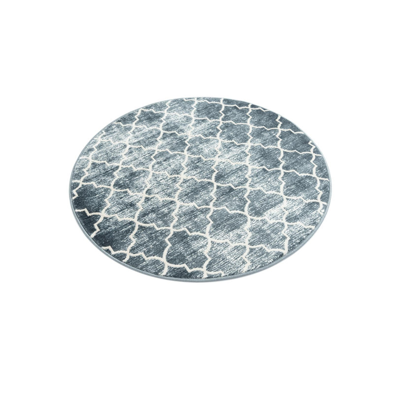 Antwanae Geometric Indoor Rug, Round 7'10"
