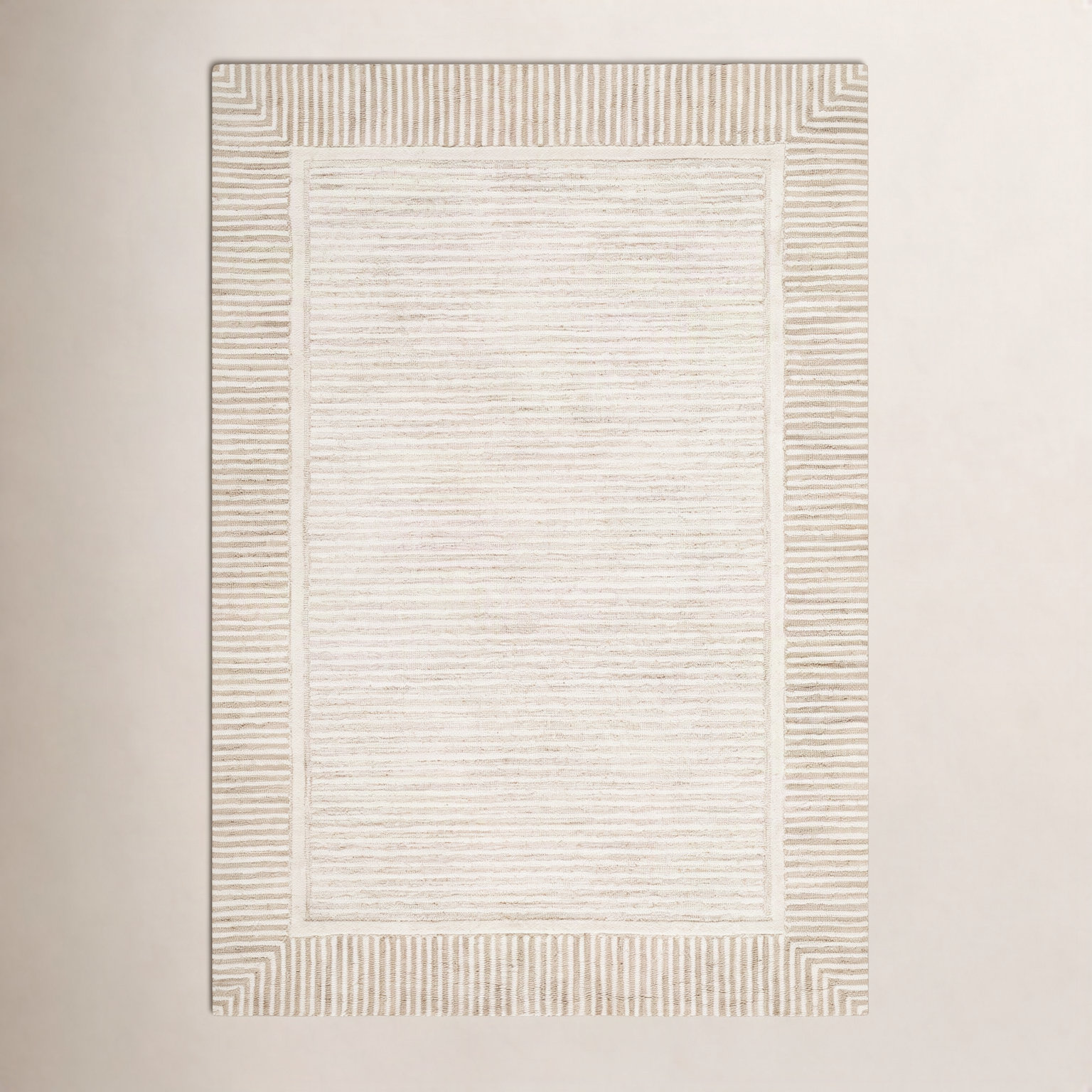 Hand-Tufted Indoor Geometric Rug, Rectangle 5' x 7'6"