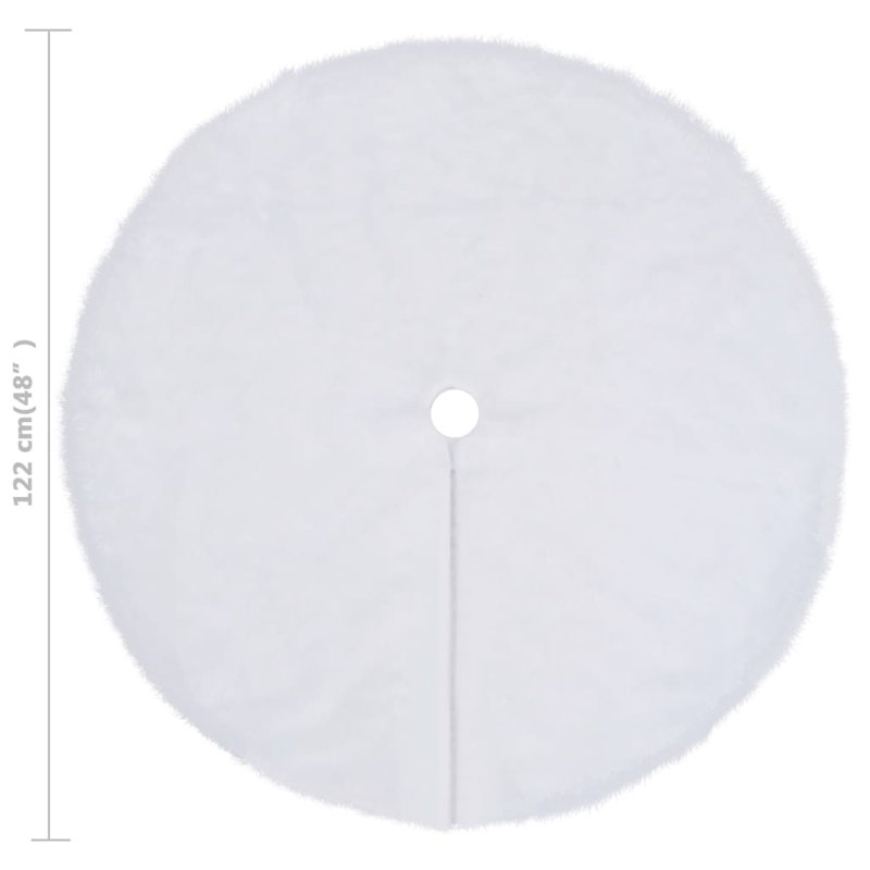 Ariya Faux Fur Tree Skirt, 122
