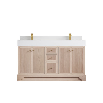 Ensemble de meuble-lavabo double 60 po
