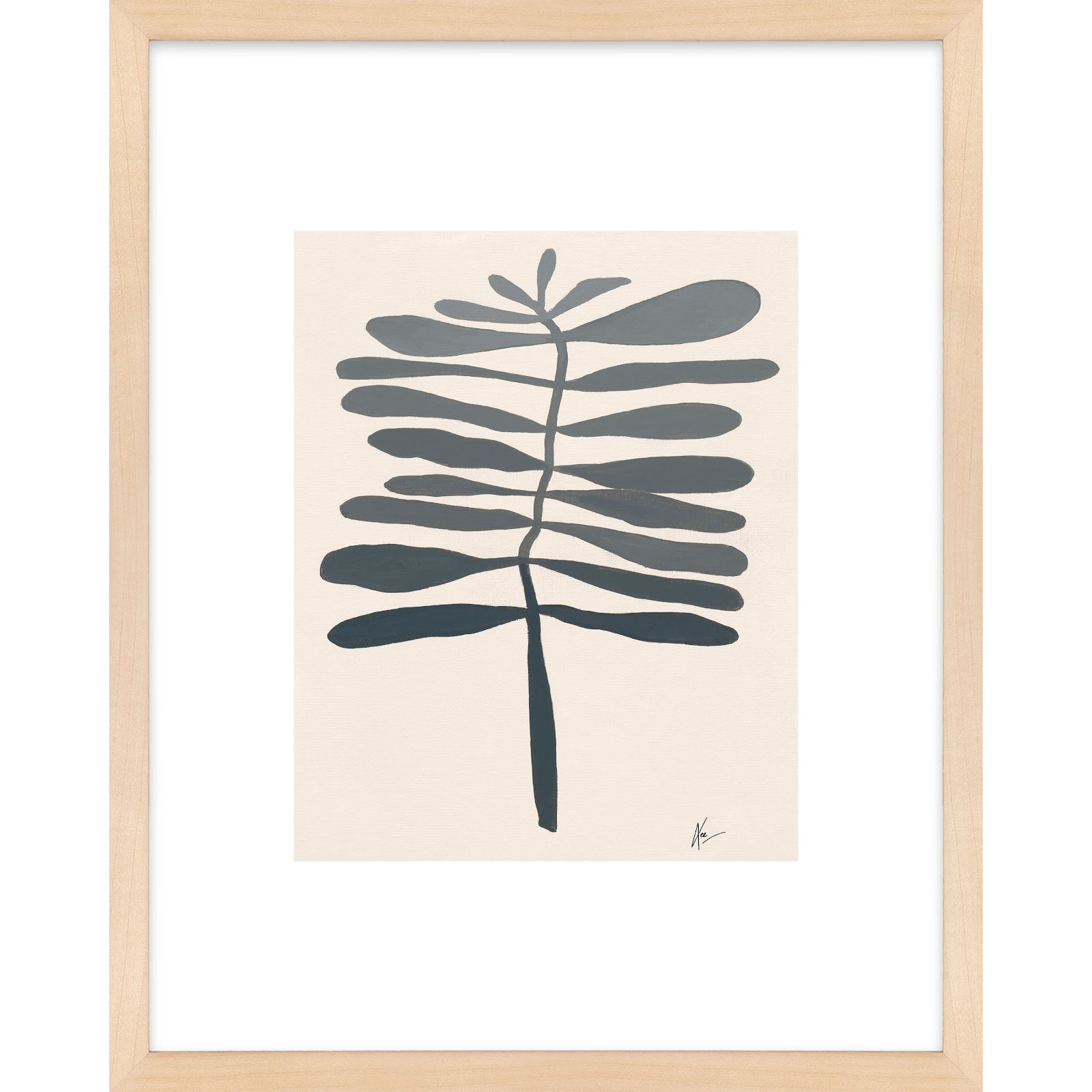 Flora 2 by Lee Lessem, Brown, 25" H x 20" W x 1.25" D