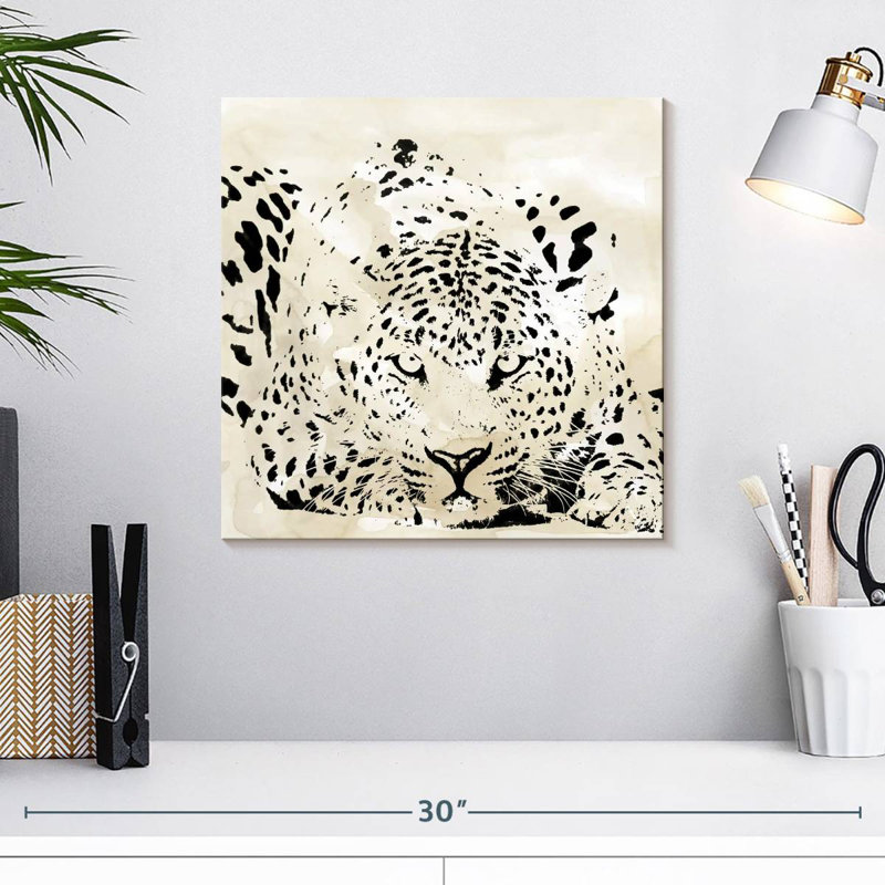 Crowle Leopard Spots II, H 16 po x l 16 po