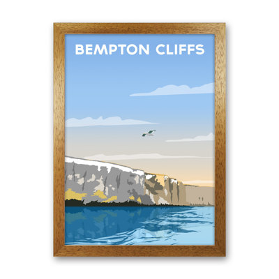 Bempton Cliffs Portrait by Richard O'Neill - Print