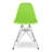 Modholic Eiffel Chair With Steel Legs, Green-94759471-115136287