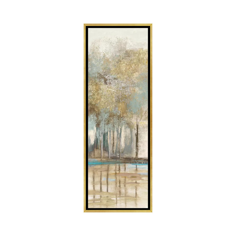 "Woodlot II" par Allison Pearce, reproduction d’art sur toile, Toile encadrée d'or, H 36 po x l 12 po x P 1,5 po