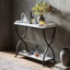 Six Beers 43'' W Marble Console Table-306798494-306798481