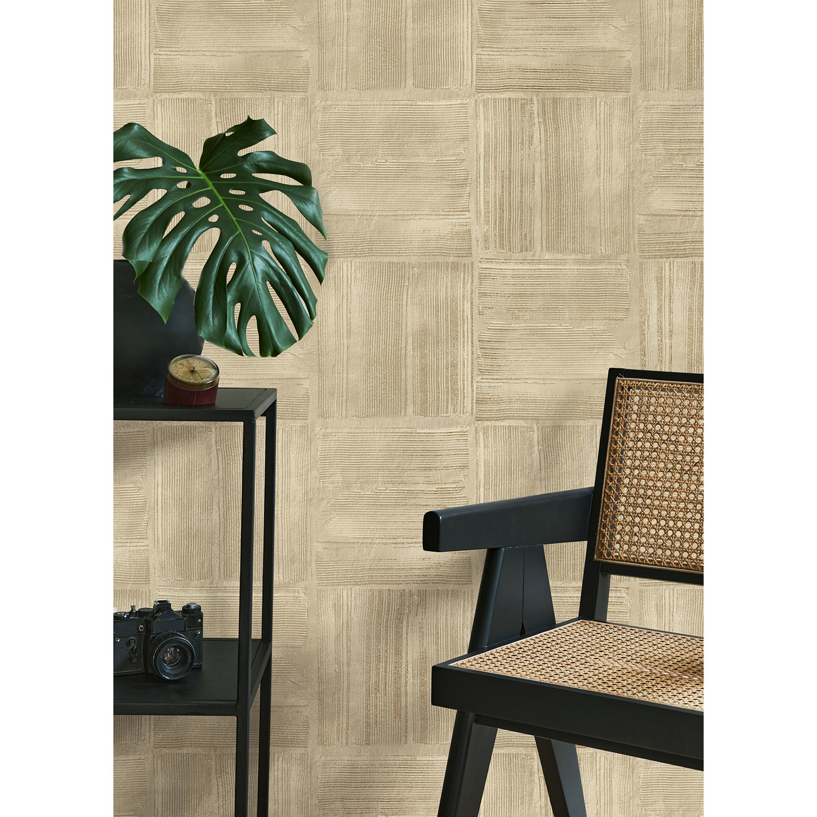 Addalyn Geometric Wallpaper, Neutral
