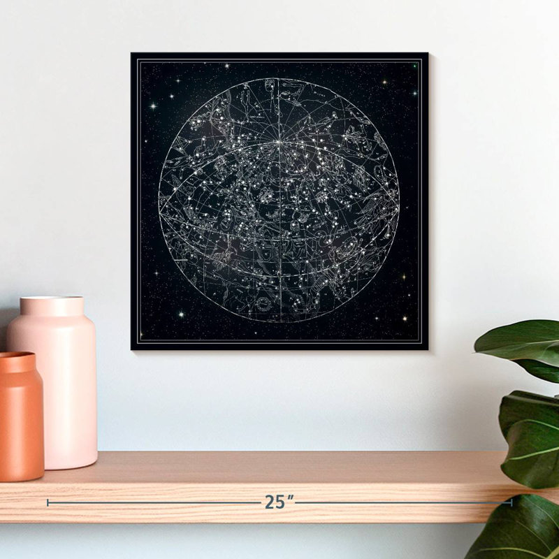 Oberle Constellation Map, 16" H x 16" W