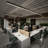 8FT 80W 3CCT Dimmable Commercial Linkable Linear Light, 3000K/4000K/5000K Selectable