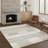 Machine Washable Indoor/Outdoor Chantille ACN2772 Squares Rug-401321065-401321064