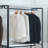 Kennyth 111" W White Freestanding Walk in Wood Closet System with Metal Frame (3 Pieces)