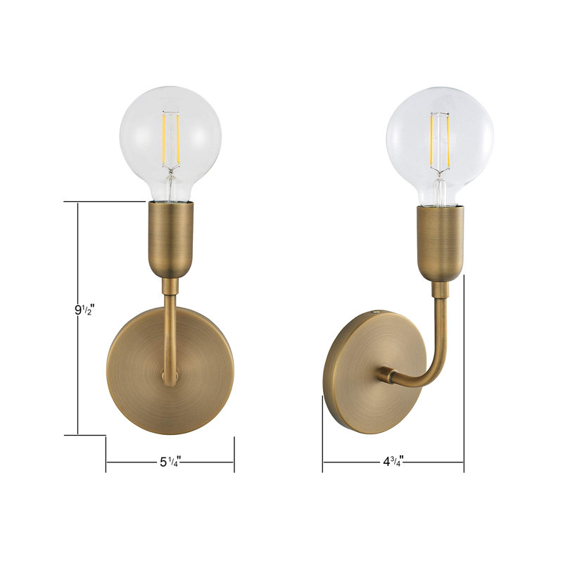 MoretinMarsh Armed Sconce, Antique Bronze