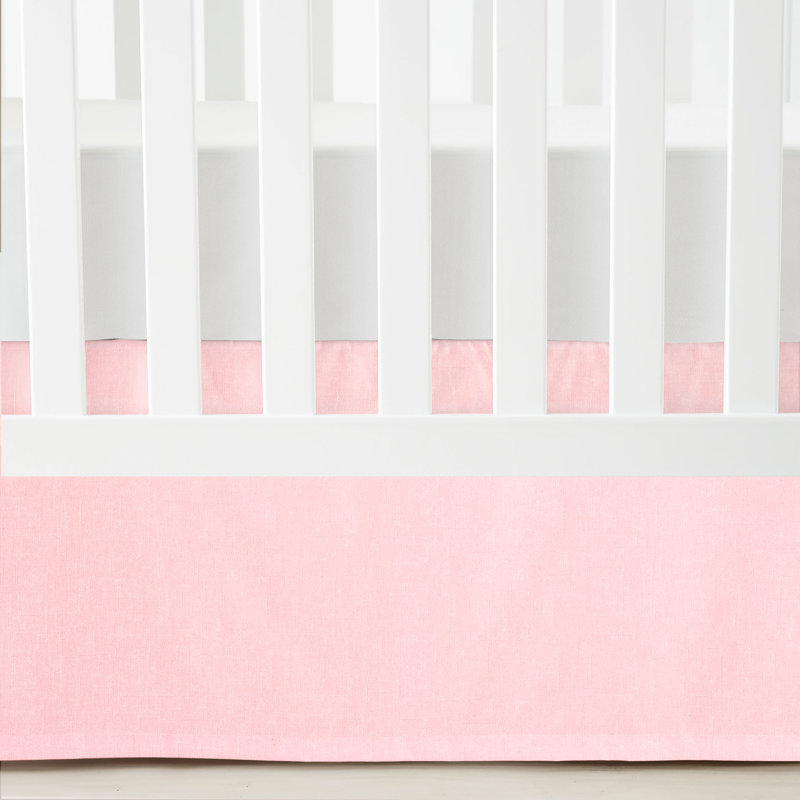 Volant de lit de bébé, Rose