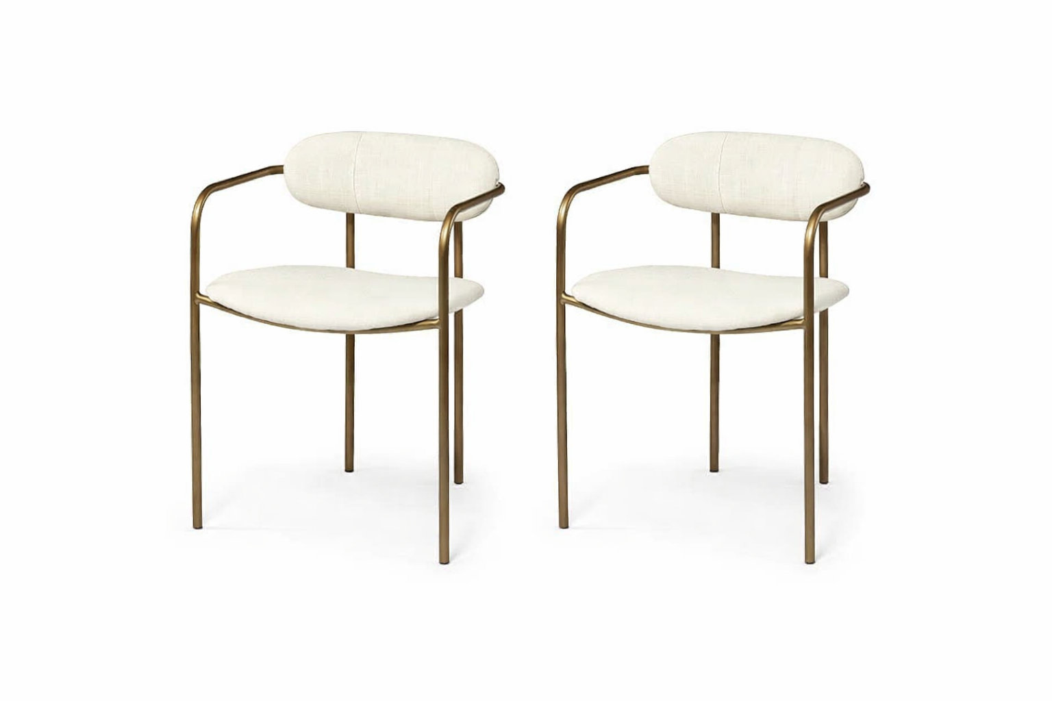 Belarus Armchair, Beige, Gold