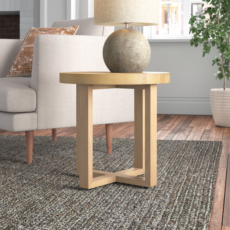 Solid Wood End Table