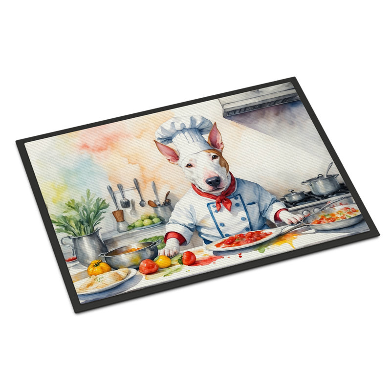Dyuthi Non-Slip Indoor Only, Outdoor Doormat, 24" W x 36" L
